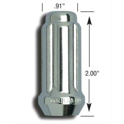 Hjulmtrik 14 x 2 mm. konus st m. 32 stk. og top (Gorilla 26105HT)