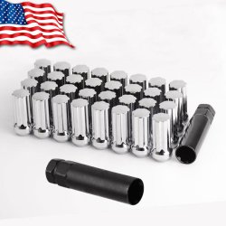 Hjulm�trik 9/16-18 konus s�t m. 24 stk. og top (Gorilla 26195HT)