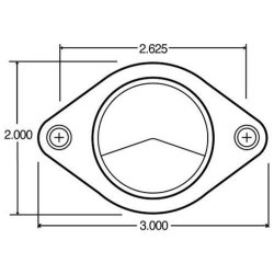 Nummerpladelygte universal (Truck-lite 26336)