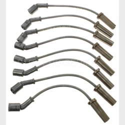 T�ndkabler komplet s�t GM truck V8 1999 til 2012 med firkantet t�ndspole  