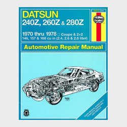 Haynes Reparations H�ndbog, Datsun 240Z, 260Z &amp; 280Z