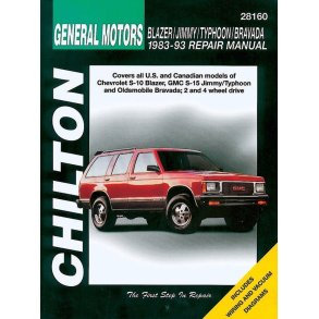 Chilton Reparations Hndbog, Chevrolet S10 Blazer/Pick-up 1983 til 1993
