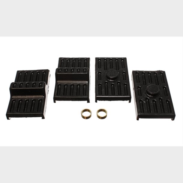 Mellemlag for bagfjeder Camaro / Firebird 1970 til 1981 (Energy Suspension Spring Pads Sets 3-6111G)