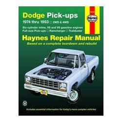 Haynes Reparations Hndbog, Dodge Pick-up 1974 til 1993