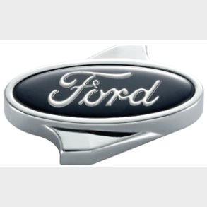 Vingem�trik chrome med Ford logo til luftfilter (Proform 302-333)