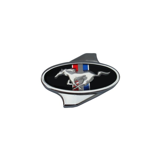 Vingemtrik chrome med Mustang logo til luftfilter (Proform 302-337)