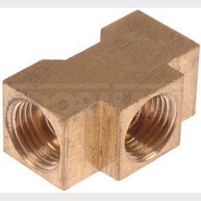 Fitting Inverted Flare Female Brake Line Tee, 1/4