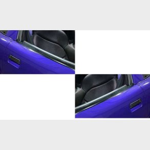 Door Panel Outer Window Seals 1984-1996 Corvette, part ECK114624 - KG2076