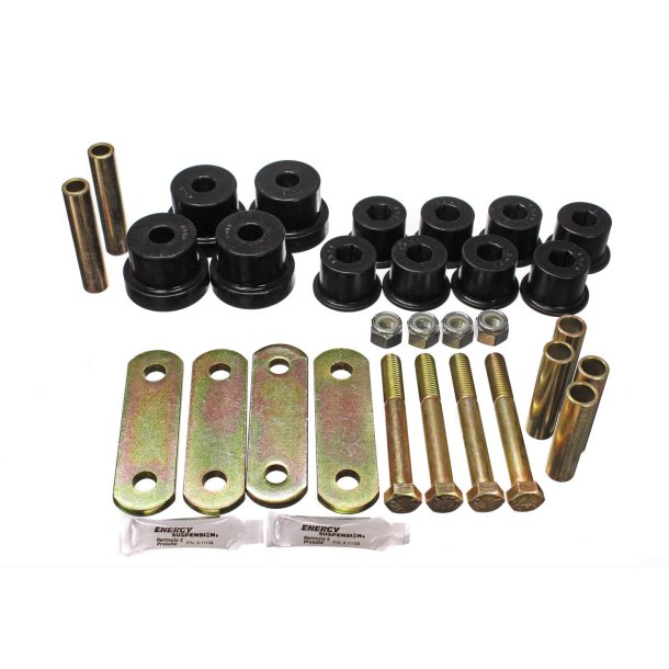 Bsning bagfjeder Camaro / Firebird 1967 til 1981 (Energy Suspension Spring Bushing Sets 3-2134G)