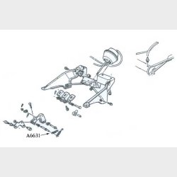 Corvette Spring H/ Hsg. Actr. Link 1968-82