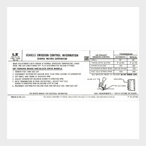 Klisterm�rke motor data 1972