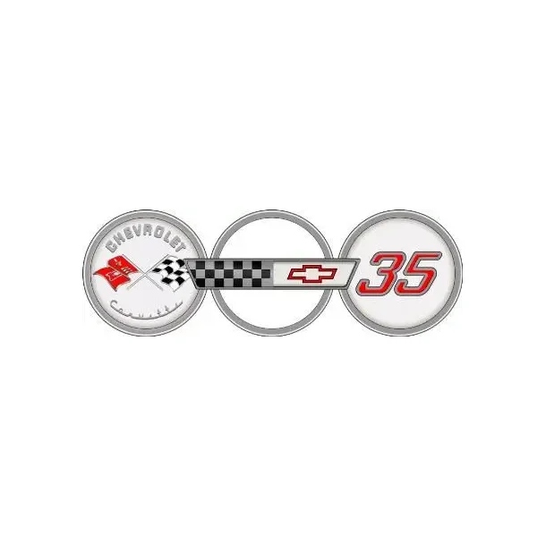 Decals / emblem 35. Anniversary Corvette 1988 (Ecklers 334648 - 25-12254-3)