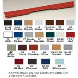 Header Trim 1968-1982 Corvette 