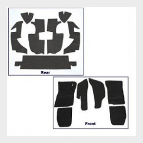 Corvette Carpet Insulation set Convertible 1968-75