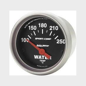 Auto Meter Sport Comp vandtemperatur-m�ler 2 5/8