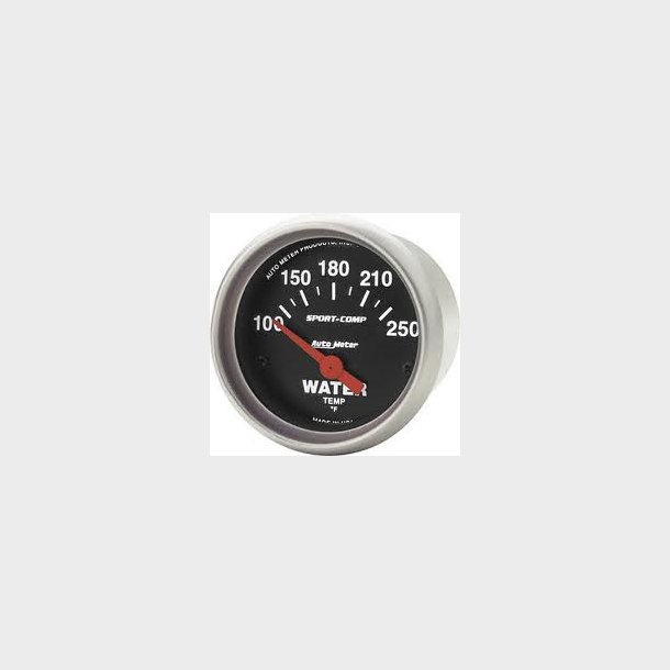Auto Meter Sport Comp vandtemperatur-m�ler 2 5/8" dia. 3531