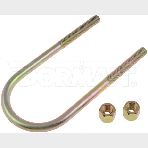 U-b�jler/Drageb�nd til bladfjeder med rund top s�t med 1 stk. Tyk 1/2" Lang 7-1/2"  Bred 3-1/8"