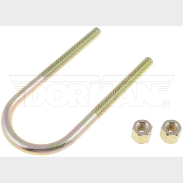 U-b�jler/Drageb�nd til bladfjeder med rund top 1 stk. Tyk 9/16" Lang 7-3/4"  Bred 3"