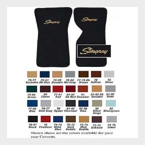 Corvette Floormats 1968-1982