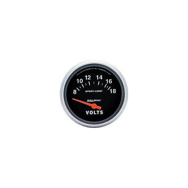 Auto Meter Sport Comp voltmeter2-5/8" dia.