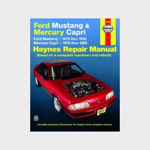 Haynes Reparations H�ndbog, Ford Mustang 1979 til 1993