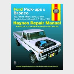 Haynes Reparations H�ndbog, Ford Pick-up &amp; Bronco 1973 til 1979 