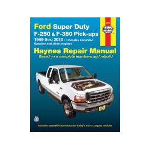 Haynes Reparations Hndbog, Ford Pick-up F250 & F350 S/D & Excursion 1999 til 2010