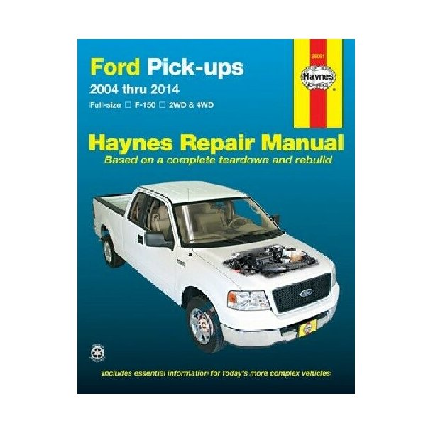 Haynes Reparations Hndbog, Ford Pick-up F150 2004 til 2014 (Haynes 36061)