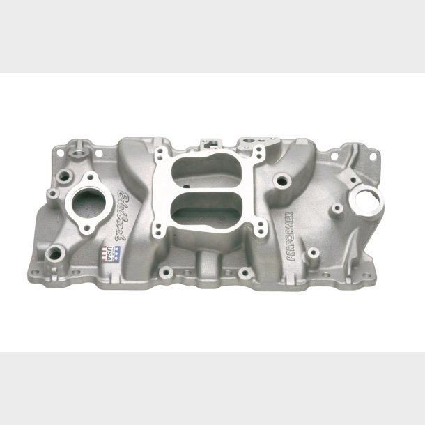 Indsugningsmanifold til EGR Edelbrock Chevrolet S/B V8 1955 til 1986 (Edelbrock 3701)