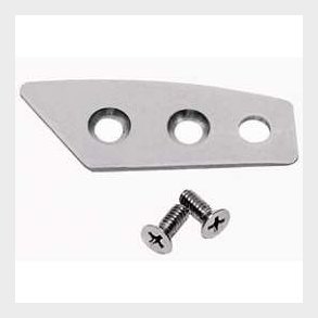 Corvette Roof Lock Trim Pin Plate, Right, 1968-197