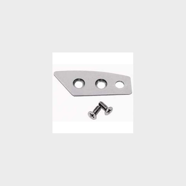 Corvette Roof Lock Trim Pin Plate, Right, 1968-197