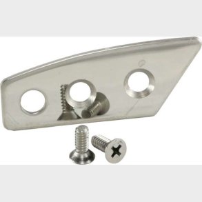 Corvette Roof Lock Trim Pin Plate, Left, 1968-197