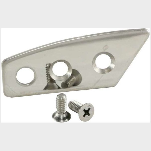 Corvette Roof Lock Trim Pin Plate, Left, 1968-197