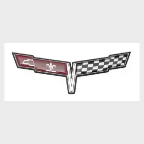 Emblem front Corvette 1980 (Eck 375341)
