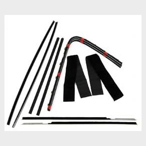 Corvette Door Window Seal Kit, Coupe, 1963 