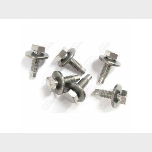 Bolts�t forsk�rm 6 stk. Cougar / Mustang 1965 til 1970 ( 378148-SSAK - 4414410-1/2)