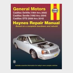 Haynes Reparations H�ndbog, Cadillac Seville, Deville &amp; DTS 1992 til 2010