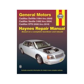 Haynes Reparations H�ndbog, Cadillac Seville, Deville & DTS 1992 til 2010