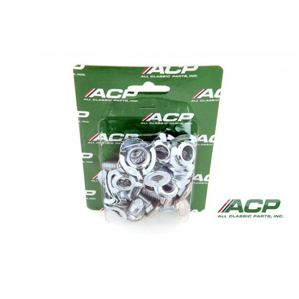 Kofangerbolt komplet st for og bag Mustang 1964 til 1968 (FM-BB0007A - C4ZB-17758K - 4638233)