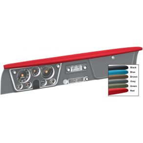 Dash pad gr�n Chevrolet pick-up 1967 til 1972 (LMC 38-2606-GN - Ecklers 613016431)