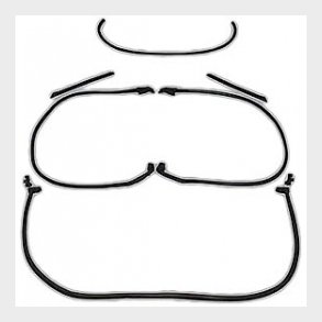 Corvette Conv Body Weatherstrip Kit, 1973-75