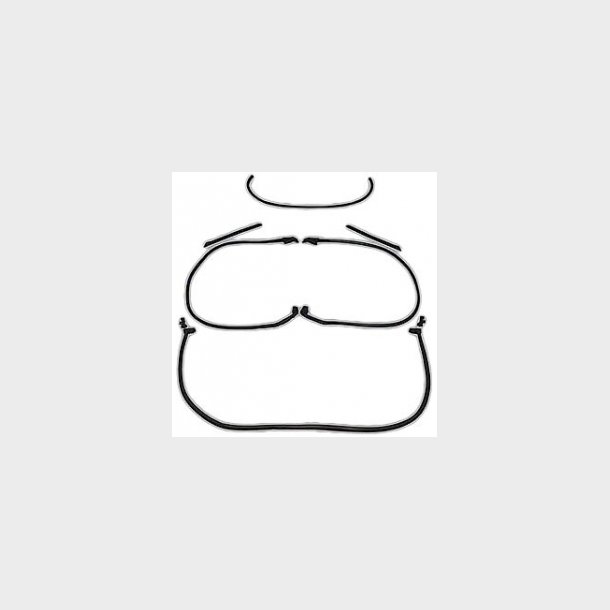 Corvette Conv Body Weatherstrip Kit, 1973-75