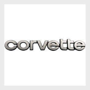 Corvette Rear Bumper Emblem 1980-82