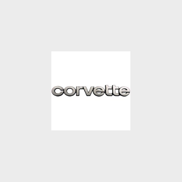 Corvette Rear Bumper Emblem 1980-82