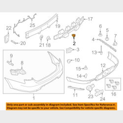 Clips Mustang 2013 til 2014 (Ford 3M8Z-16K262-C)