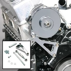 Generator beslag chrome Alu Chevrolet S/B (420100)