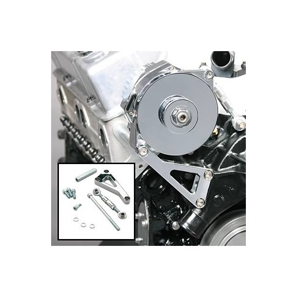 Generator beslag chrome Alu Chevrolet S/B (420100)