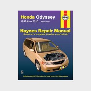 Haynes Reparations H�ndbog, Honda Odyssey 1999 til 2010