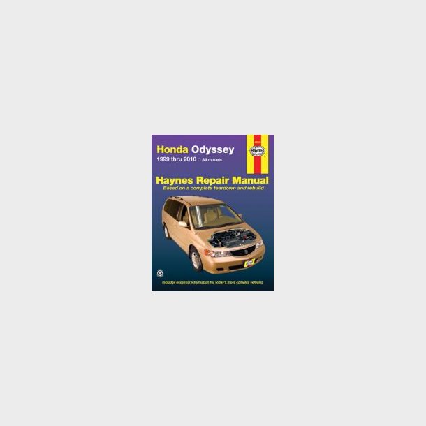Haynes Reparations H�ndbog, Honda Odyssey 1999 til 2010