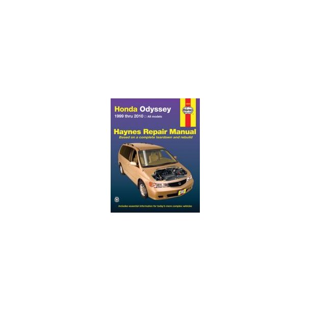 Haynes Reparations H�ndbog, Honda Odyssey 1999 til 2010